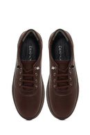 Kadın Kahverengi Bağcıklı Deri Comfort Ayakkabı | Derimod