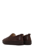 Women's Brown Thick-Soled Leather Comfort Shoe | Derimod
