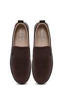 Women's Brown Thick-Soled Leather Comfort Shoe | Derimod