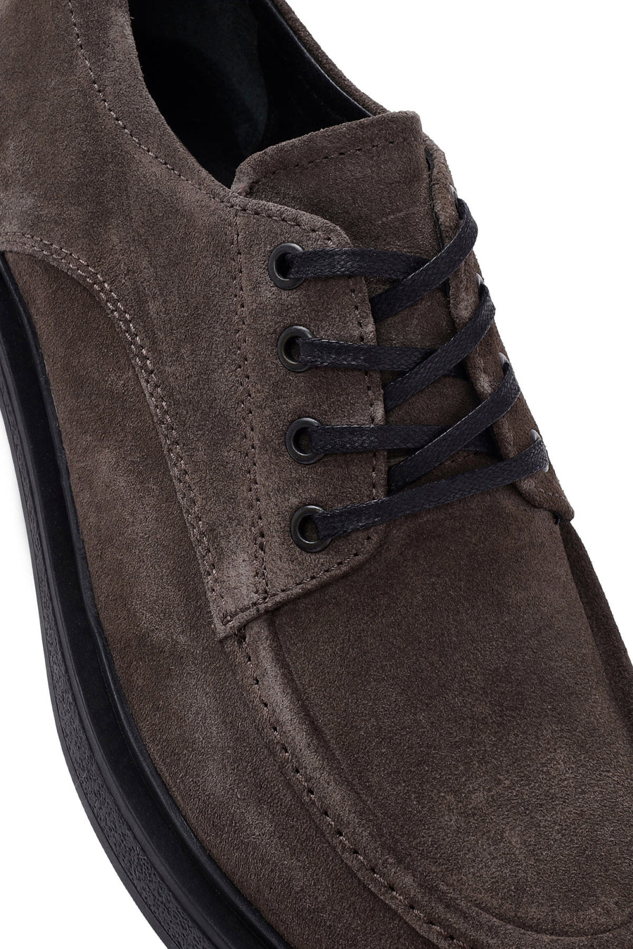 Woman Mink Laced Suede Leather Casual Shoes