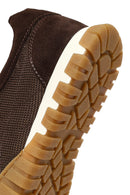 Kadın Kahverengi Bağcıklı Deri Sneaker | Derimod