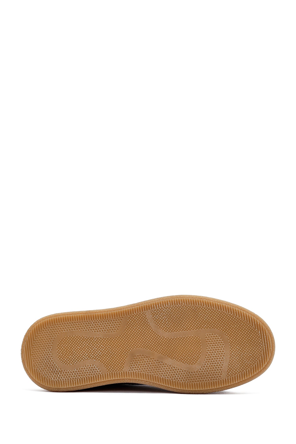 Kadın Taba Bağcıklı Süet Deri Sneaker