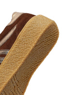 Kadın Kahverengi Bağcıklı Kalın Tabanlı Süet Deri Sneaker | Derimod