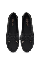 Women's Black Buckle Loafer | Derimod
