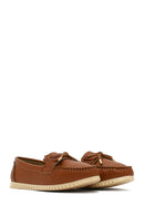 Women's Tan Buckle Loafer | Derimod