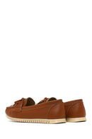 Women's Tan Buckle Loafer | Derimod