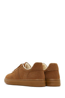 Kadın Taba Bağcıklı Kalın Tabanlı Süet Sneaker | Derimod