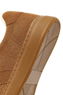 Kadın Taba Bağcıklı Kalın Tabanlı Süet Sneaker | Derimod