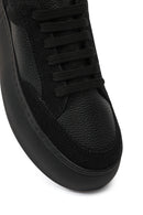 Kadın Siyah Bağcıklı Kalın Tabanlı Sneaker | Derimod