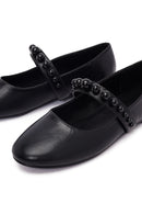 Kadın Siyah Tokalı Babet | Derimod