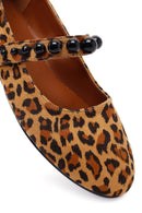 Kadın Leopar Desenli Babet | Derimod