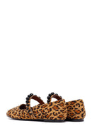 Kadın Leopar Desenli Babet | Derimod