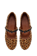 Kadın Leopar Desenli Babet | Derimod