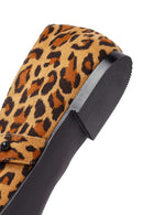 Kadın Leopar Desenli Babet | Derimod