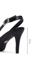 Kadın Siyah Arkası Açık İnce Topuklu Ayakkabı | Derimod