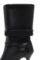 Women's Black Thin Heeled Boots | Derimod