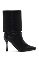Women's Black Thin Heeled Boots | Derimod
