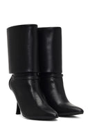 Women's Black Thin Heeled Boots | Derimod