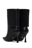 Women's Black Thin Heeled Boots | Derimod