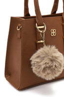 Kadın Bej Uzun Askılı Aksesuarlı Kol Çantası | Derimod