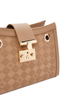 Kadın Kahverengi Uzun Askılı Baskılı Omuz Çantası | Derimod