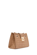 Kadın Kahverengi Uzun Askılı Baskılı Omuz Çantası | Derimod