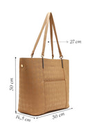 Kadın Taba Baskılı Omuz Çantası | Derimod