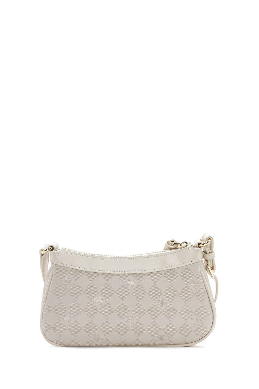 Women's Cream Printed Crossbody Bag
