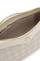 Kadın Krem Baskılı Çapraz Çanta | Derimod