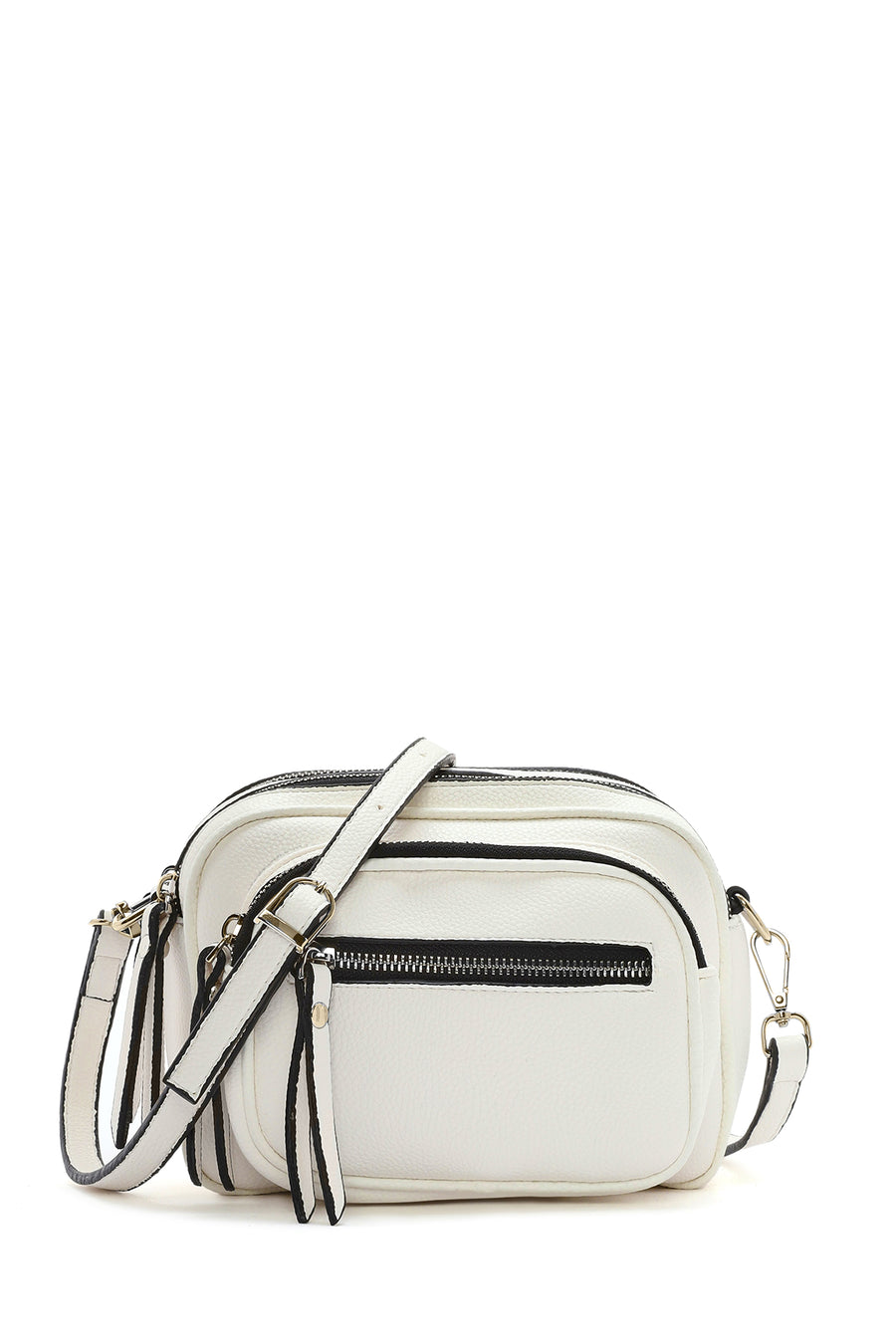 Women's White Long Strap Crossbody Bag 25SBD2019FT | Derimod