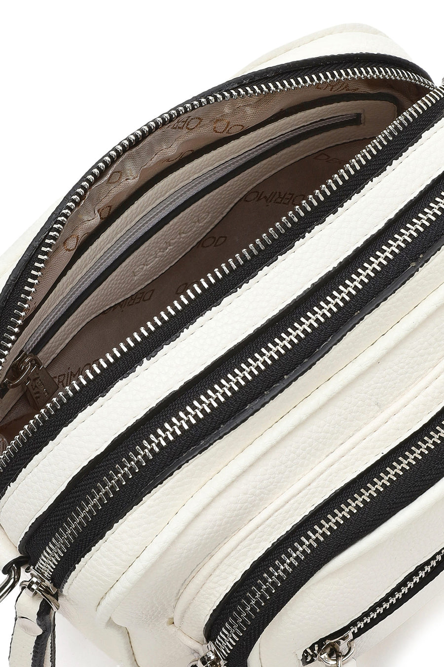 Women's White Long Strap Crossbody Bag