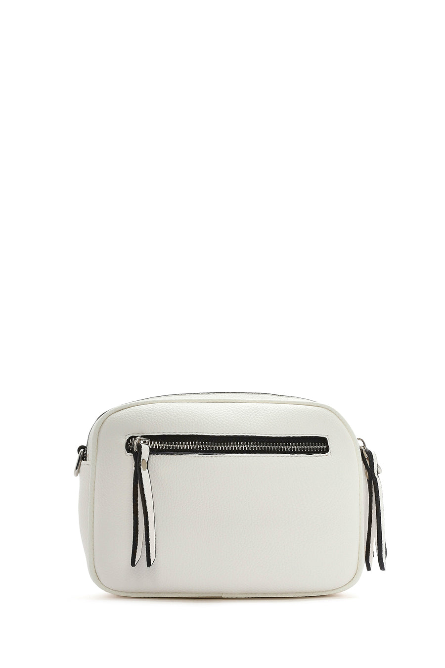 Women's White Long Strap Crossbody Bag