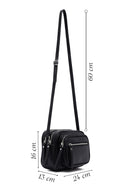 Kadın Siyah Uzun Askılı Çapraz Çanta | Derimod