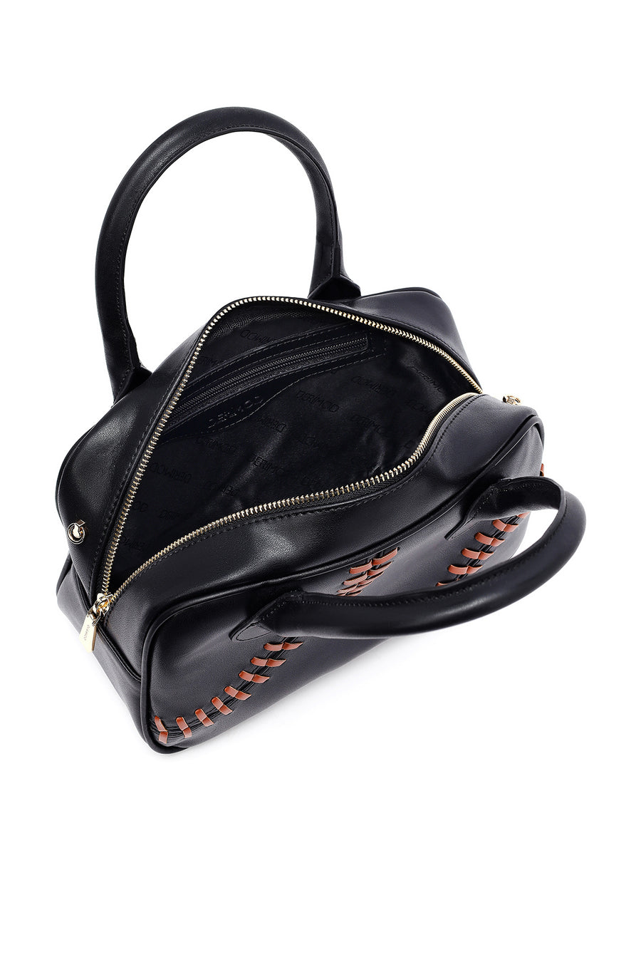 Women's Black Long Strap Classic Handbag