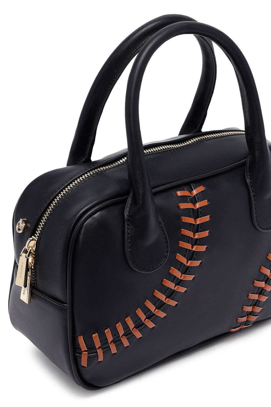 Women's Black Long Strap Classic Handbag