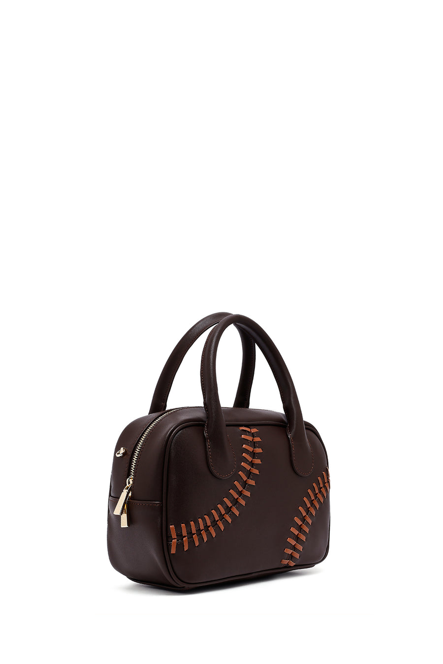 Women's Brown Long Strap Classic Handbag
