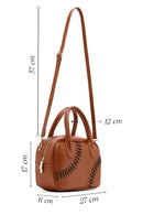 Kadın Taba Uzun Askılı Klasik Kol Çantası | Derimod