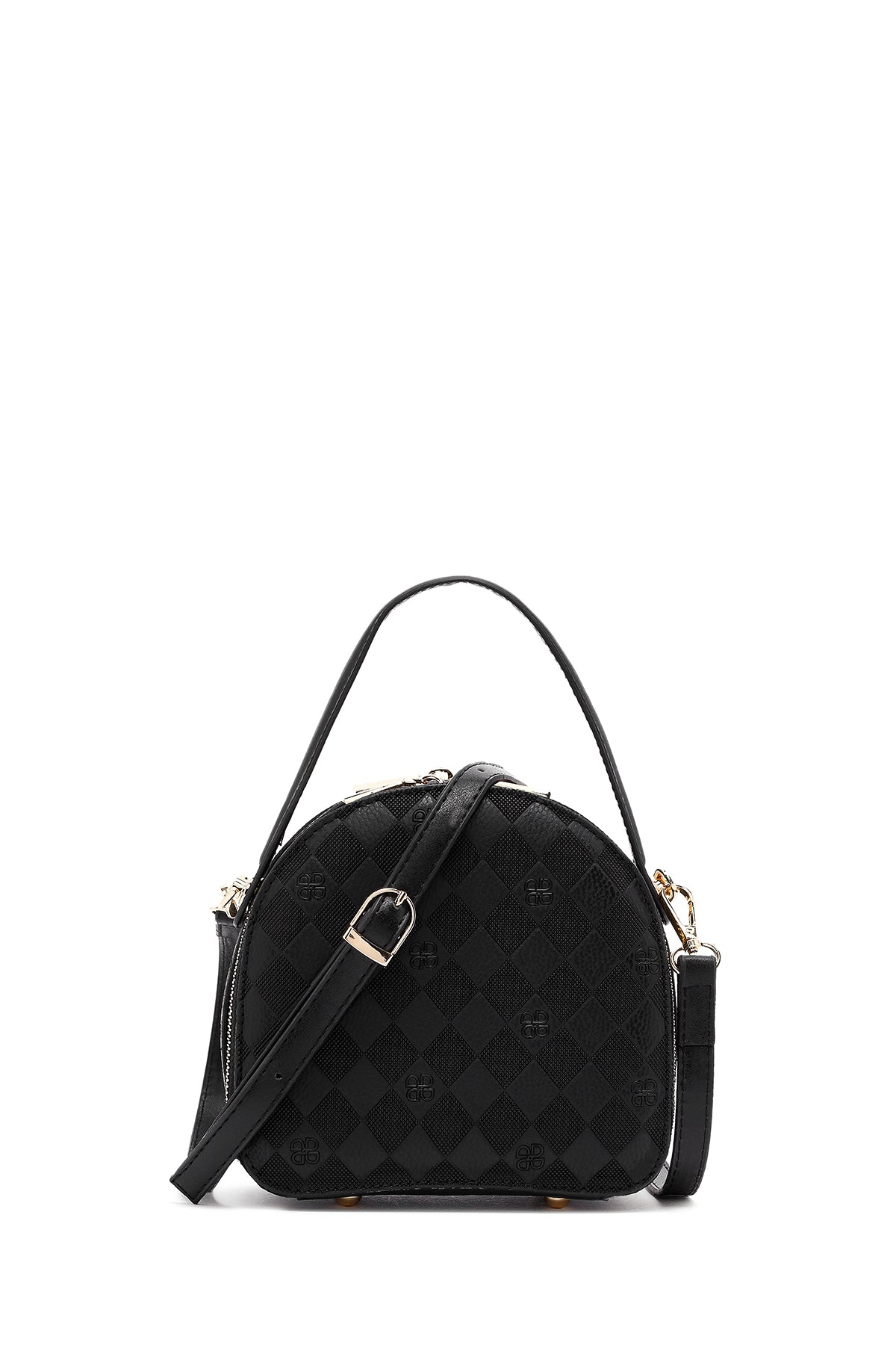 Women's Black Long Strap Printed Mini Handbag 25SBD202726 | Derimod