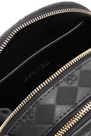 Women's Black Long Strap Printed Mini Handbag | Derimod