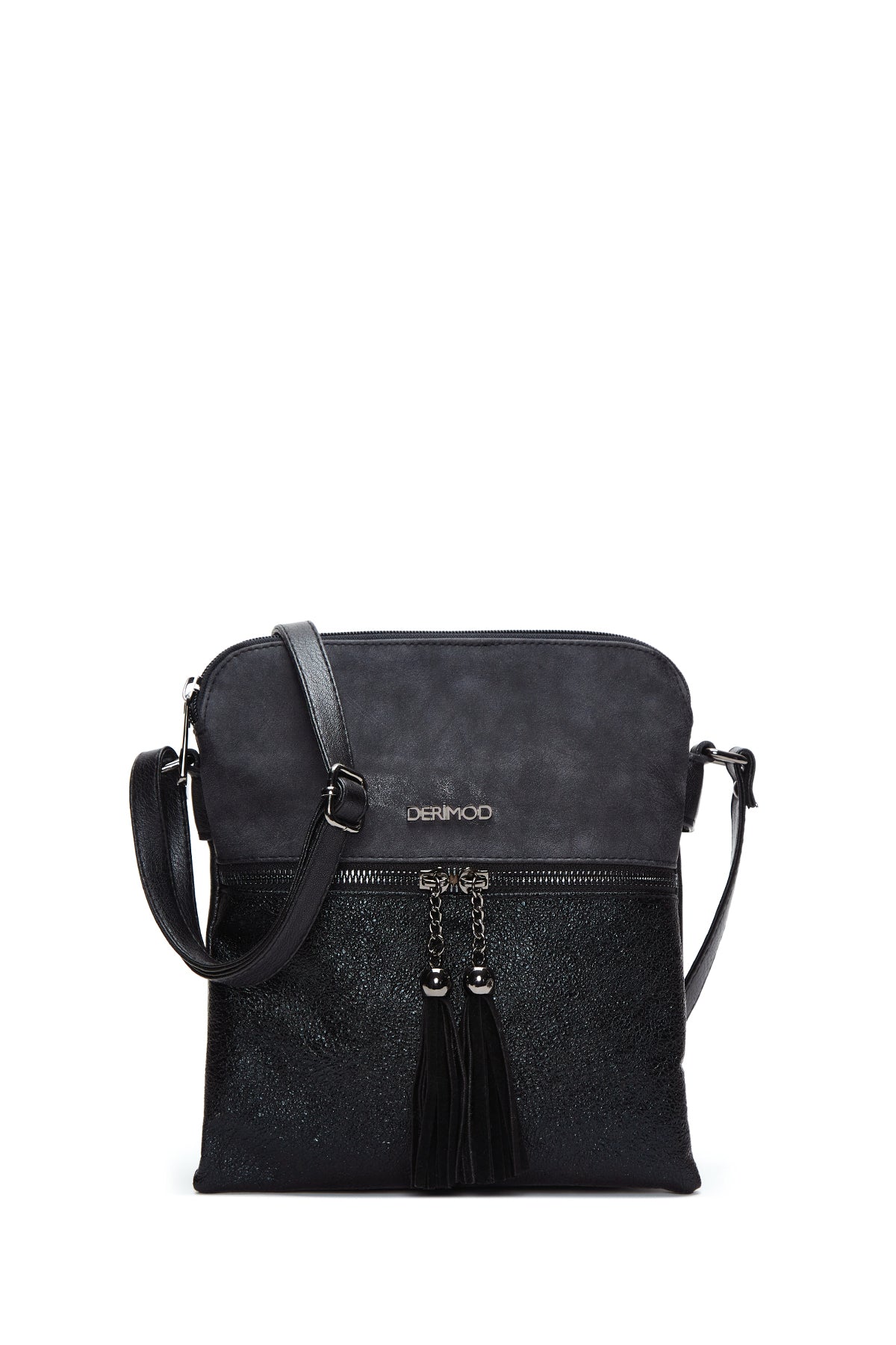 Women's Black Long Strap Accessory Crossbody Bag 25SBD210614 | Derimod