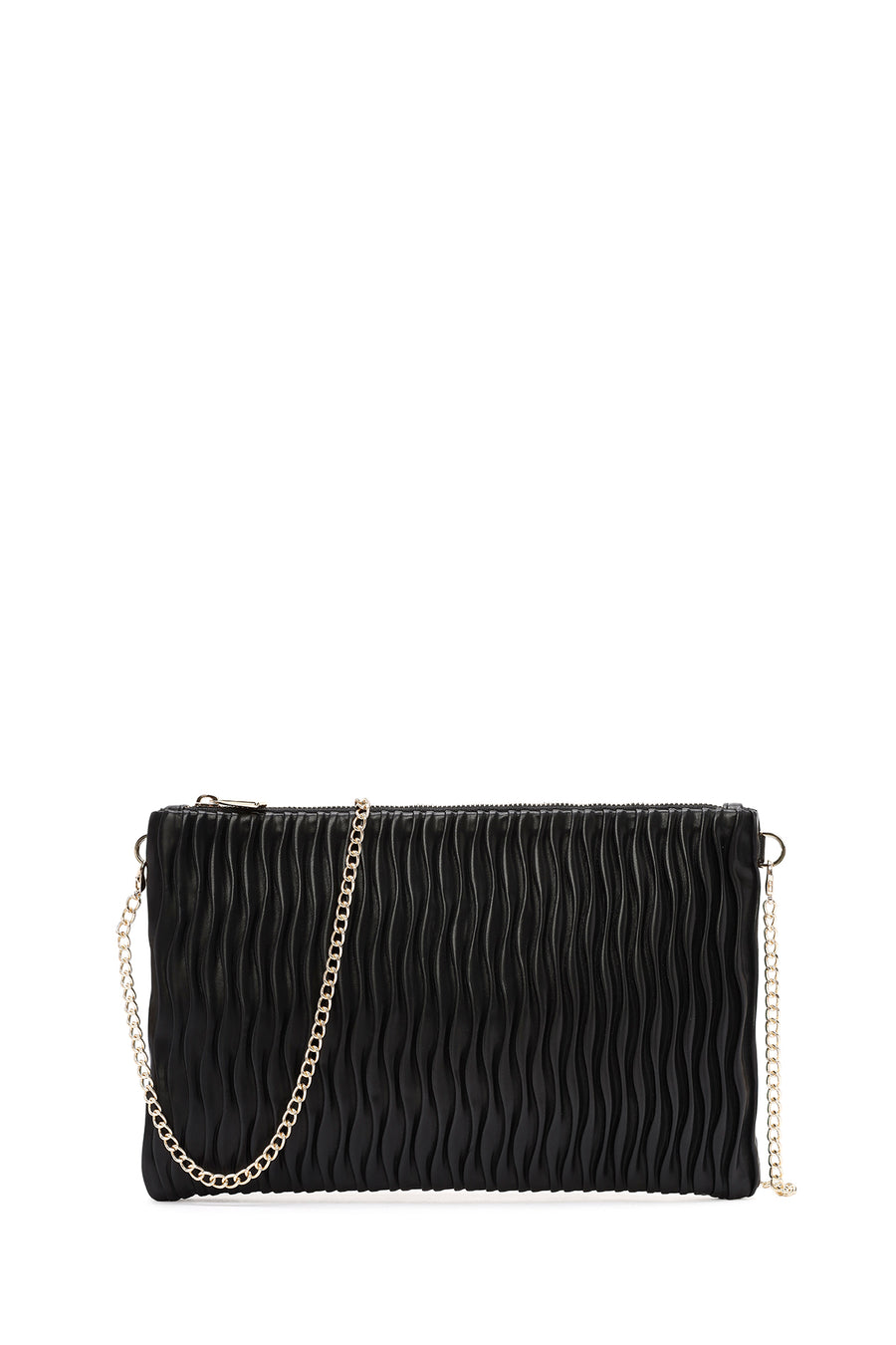 Women's Black Long Strap Printed Clutch Bag 25SBD221226 | Derimod