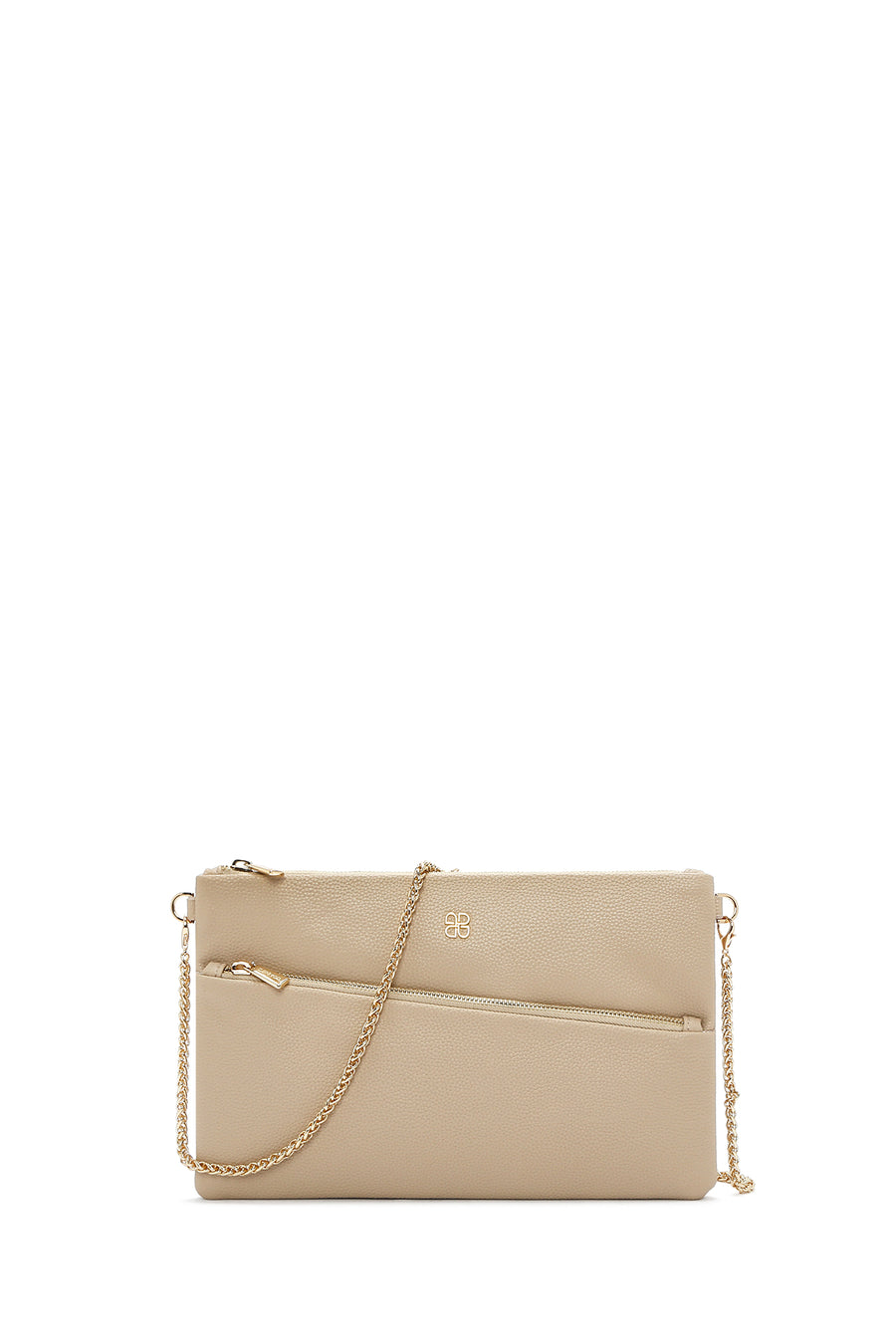 Women's Beige Long Chain Strap Clutch Bag 25SBD2213FT | Derimod
