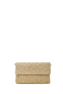 Women's Beige Long Chain Strap Clutch Bag | Derimod