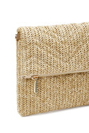 Women's Beige Long Chain Strap Clutch Bag | Derimod