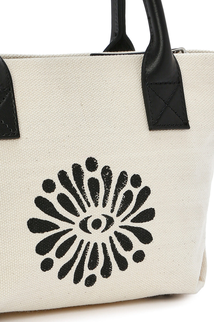 Kastamonu Stone Print Women's Black Long Strap Patterned Mini Handbag