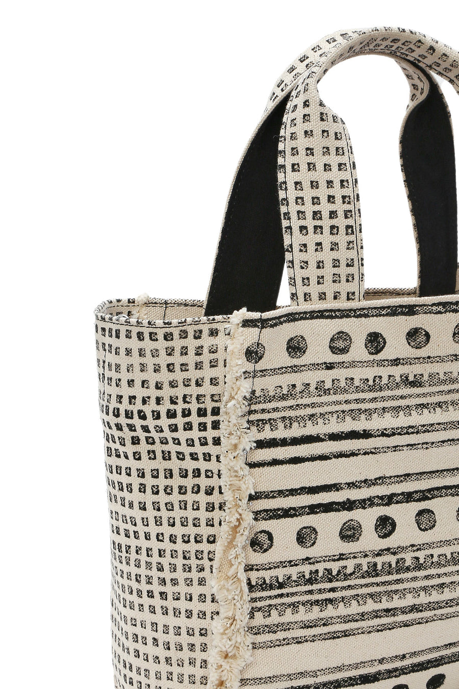 Kastamonu Stone Print Women's Black Long Strap Patterned Handbag