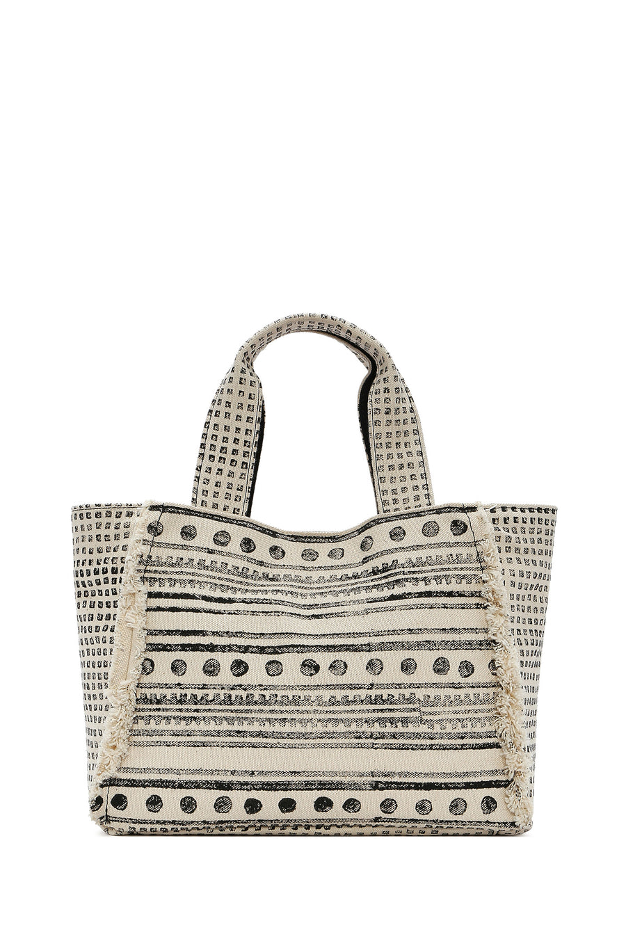 Kastamonu Stone Print Women's Black Long Strap Patterned Handbag