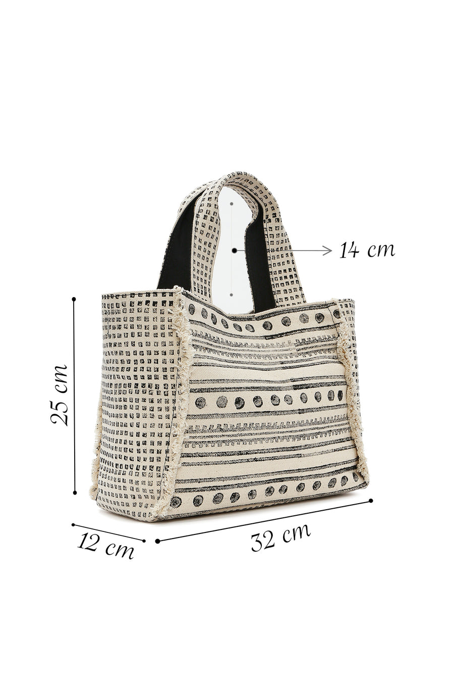 Kastamonu Stone Print Women's Black Long Strap Patterned Handbag
