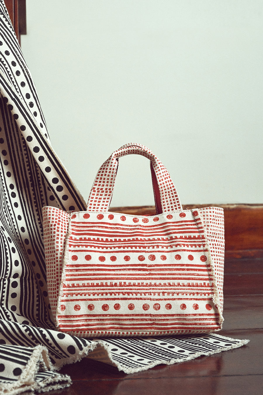 Kastamonu Stone Print Women's Brown Long Strap Patterned Handbag