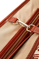 Kastamonu Taş Baskı Kadın Taba Uzun Askılı Desenli Kumaş Omuz Çantası | Derimod